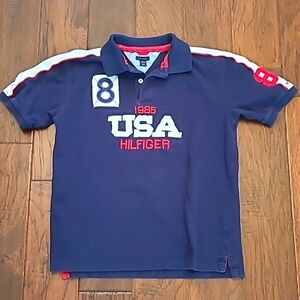 Tommy Hilfiger boy's polo style shirt size Large (16-18)